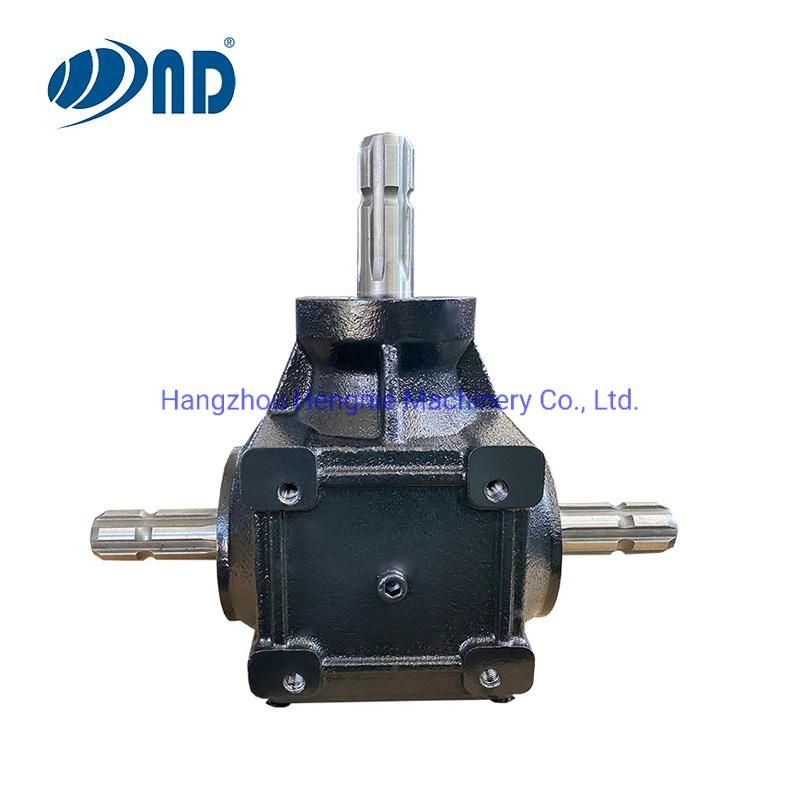 Agricultural Gearbox Rotary Tiller Harrows Horizontal Feeder Mixer Bevel Gearbox for Agricultural Machine