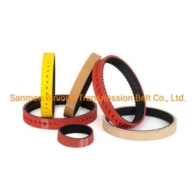 Good Tensile Strength Top Coated Timing Belts with Long Lifetime