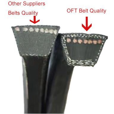 Oft Rubber Heavy Duty Special Wrapped V Belts -Yw 024