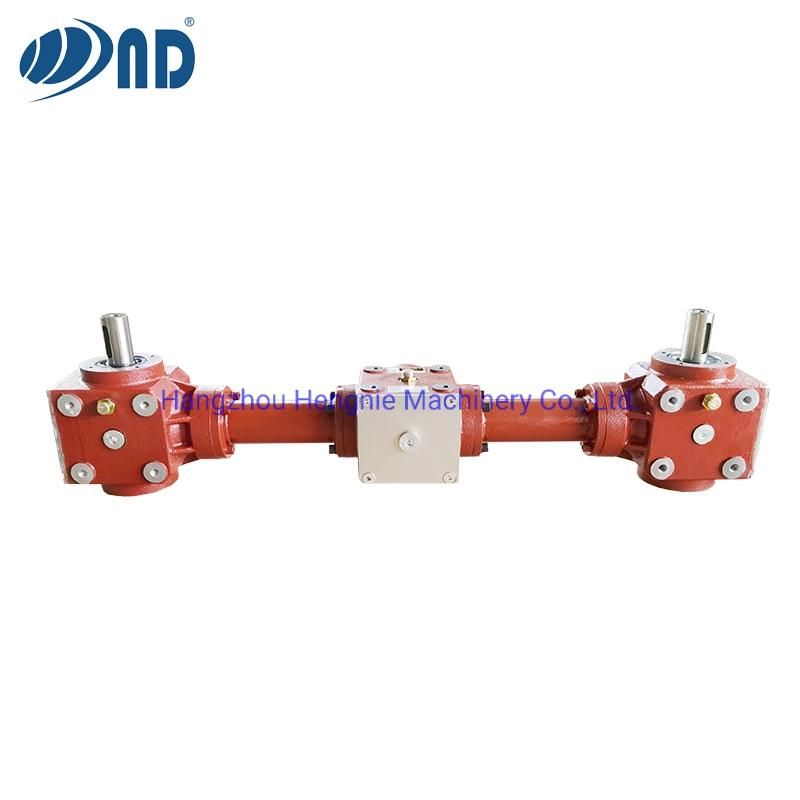 Agricultural Three-Conjoined Gearbox Agriculture Gear Box Pto Used by Organic Fertilizer Spreader
