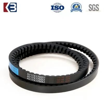 Auto Parts Wholesale Raw Edged Cogged Rubber V Belt AV17X1210