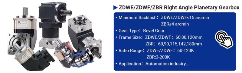 ZD Reduction Large Output Torque Planetary Speed Reducer Gearbox with Wide Versatility