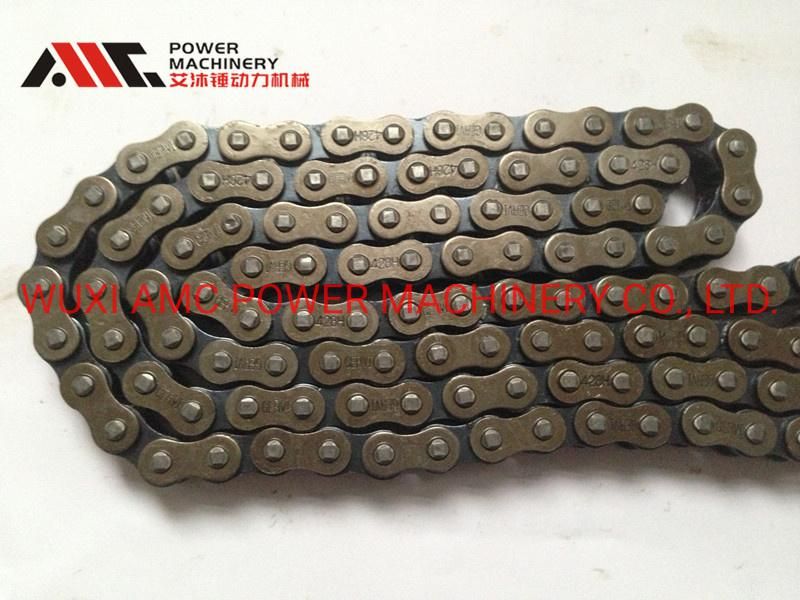 12.7mm Pitch China Factory Made 420 Motorcycle Roller Chain
