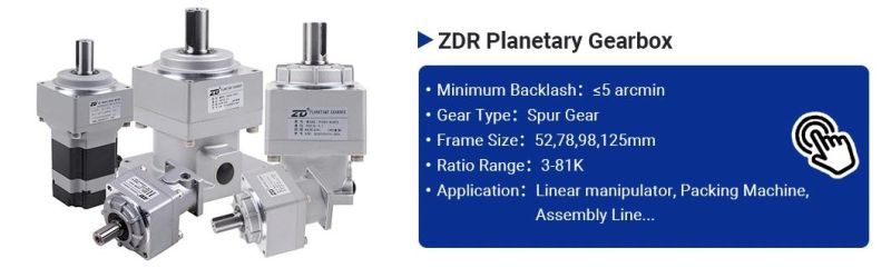 ZD AC/DC Brush Or Brushless Hardened Tooth Surface Helical Gear Planetary Gearbox Speed Reducer