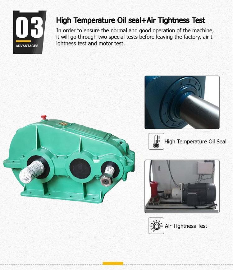Hot selling soft tooth gear cylindrical gearbox transmission Reducer ZQ500 JZQ650 gear speed reducer