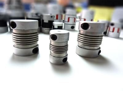 Metal Bellows Coupling Clamping Type Spring Flexible Coupling for Step Motor