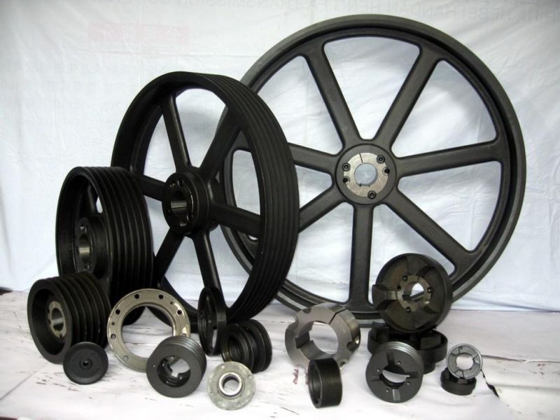 European Taper Lock Pulley Steel Cast Iron Gg25 V Belt Pulley