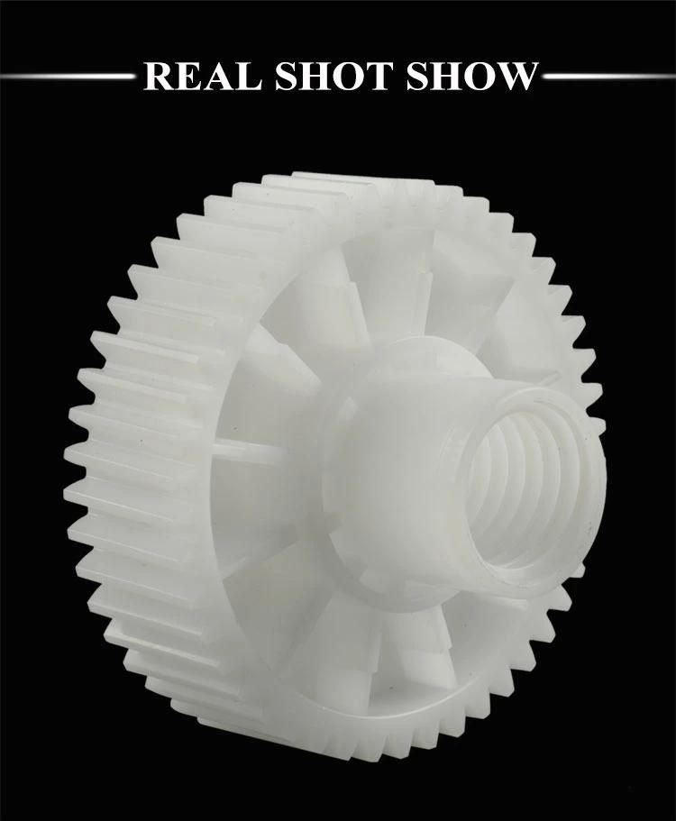 Machine Transmission Precision Injection Plastic Toothed Spiral Spur Helical Gear