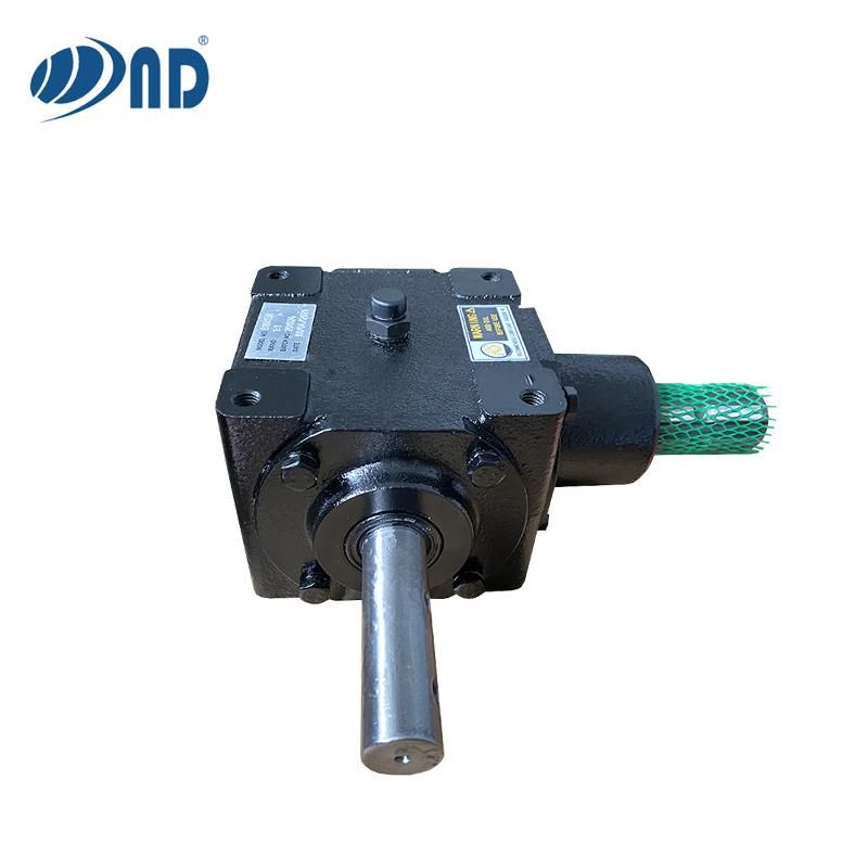 High Quality ND L Series Right Angle Gearbox Ratio Small 90 Degree Planetary Reducer for Agriculture
