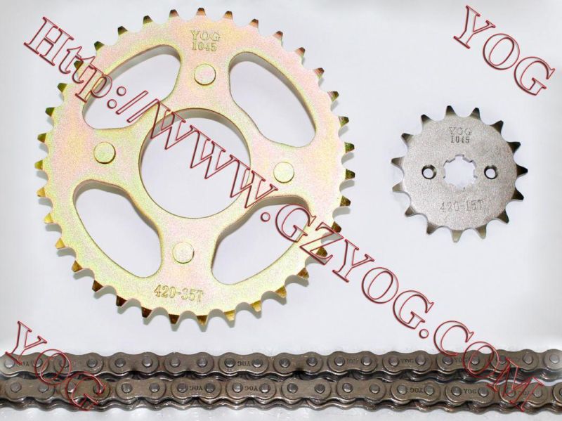 Motorcycle Parts, Motorcycle Sprocket Set for Jialing125 Jh125
