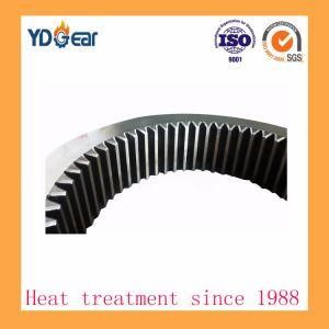 Dia Range 400-2000mm Internal Ring Gears Used on Cement Industry
