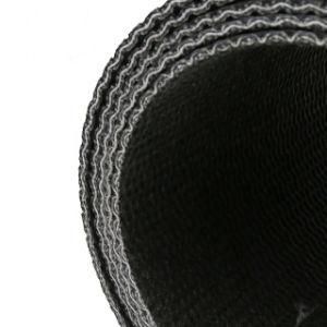 Hot Sale 3.6 mm Black Pvk Baggage Conveyor Belt for Airport Systems
