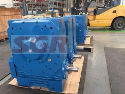 High Power Density Worm Gearbox, Designed for Extruding Machnie