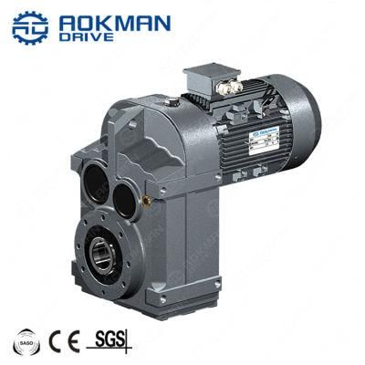 Aokman Speed Electric Motor Helical Gear Parallel Shaft Gearboxes