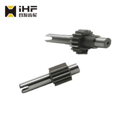 Ihf Precision Gear Shaft Spline Sleeve Stainless Steel Transmission Part Bevel Gear Shaft for Laser Equipment