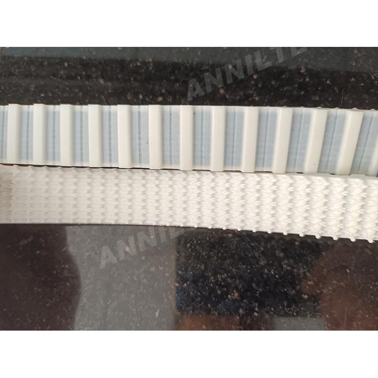 Annilte Special Processing PU Drive Belt Cleats Htd3m 5m 8m 14m 20m Seamless Steel Cord Timing Belt with Baffles