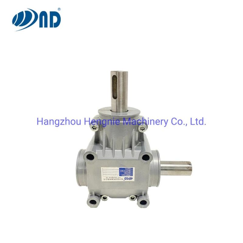 Pto 540 Rpm 90 Degree Ratio 1: 1 Right Angle Bevel Gear Box Agricultural Machine Gearbox for Conical Salt Spreader