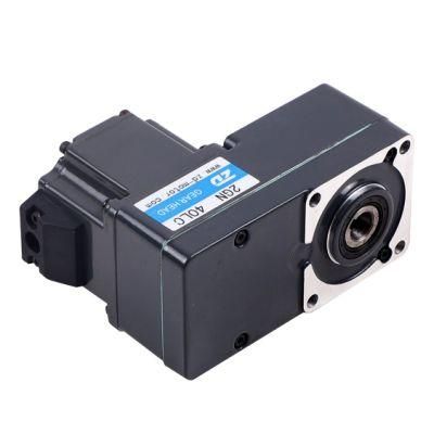 ZD 24-48V 10W-500W Square Type Right Angle Spiral Bevel Hollow Shaft High Efficient Brushless Gear Motor For Conveyor