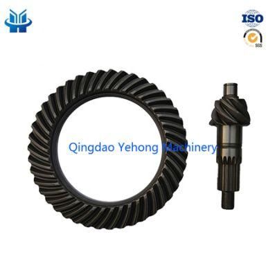Precision Spiral Bevel Gear Standard OEM 8-97083-126-0 for Isuzu Nkr 6hh1 Rear Axle Transmission System