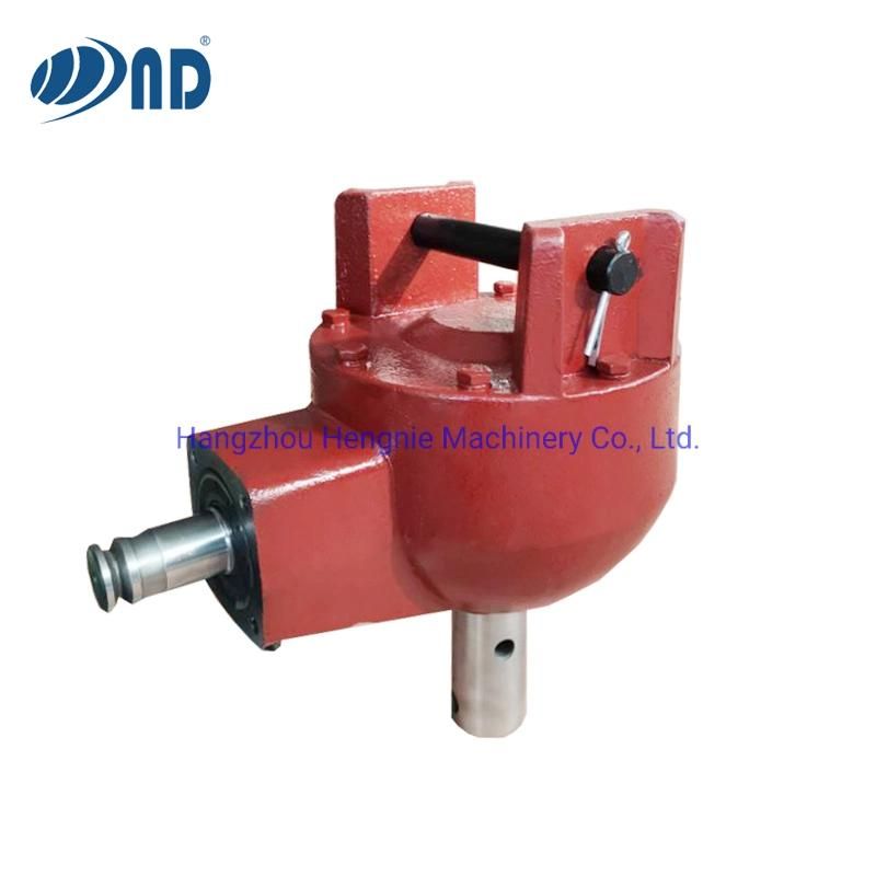 Post Hole Digger Gearbox for Agricultural Machine 90 Degree Becvel Farm Pto Right Angle Tractor Slasher Rotary Tiller Feed Mixer Rice Harvester Machine