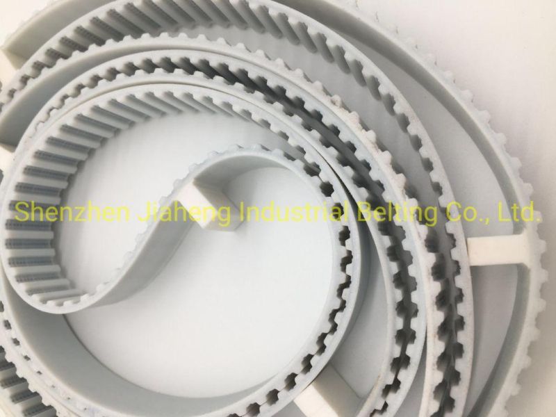T5 PU Toothed Belt Synchronous Belt Truly Endless with Steel Cord with Cleats
