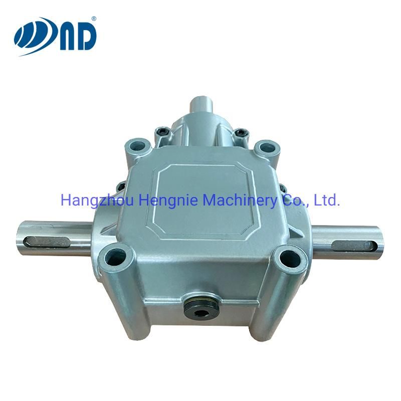 Pto Farm Slasher Rotary Mixer Tractor Right Angle Agricultural Bevel Gearbox for Conical Fertilizer Distributor/Salt Spreader
