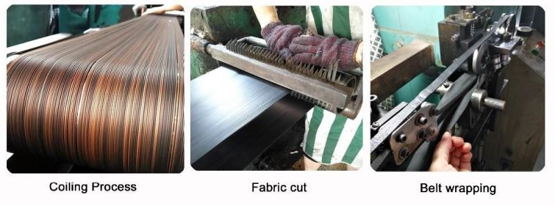 Type C136 Industrial Wrapped Rubber V Belt for Machine