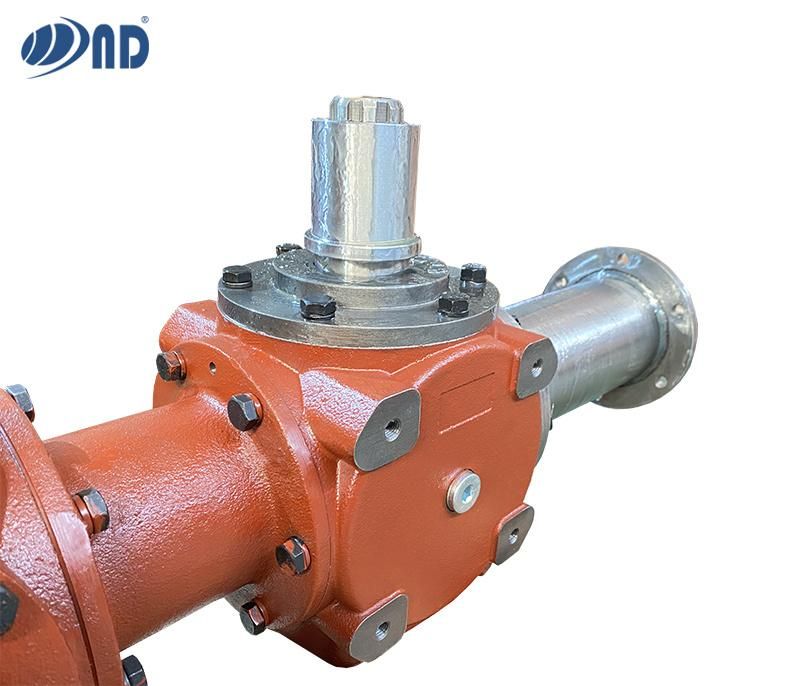 Agricultural Bevel Gearbox Pto Agriculture Gear Box Farm Slasher Rotary Tiller Reducer Feed Mixer Tractor Right Angle Rotavator