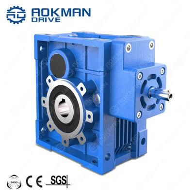 90% Efficiency Km 075 Hypoid Gearbox Electric Motor Reducer
