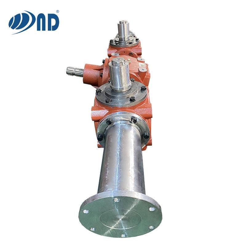 Agricultural Bevel Gearbox Pto Agriculture Gear Box Farm Slasher Rotary Tiller Reducer Feed Mixer Tractor Right Angle Rotavator