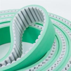 Seamless T20 Polyurethane Timing Belt Coated with Green Sponge