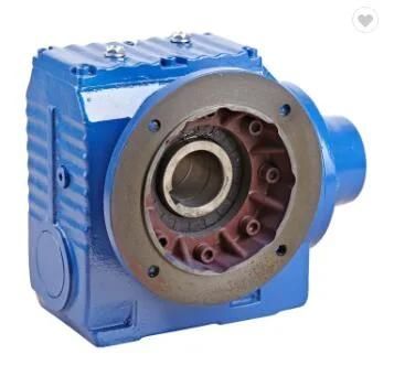 Saf57 Flange Mounted Helical Worm Gearmotor with Hollow Shaft