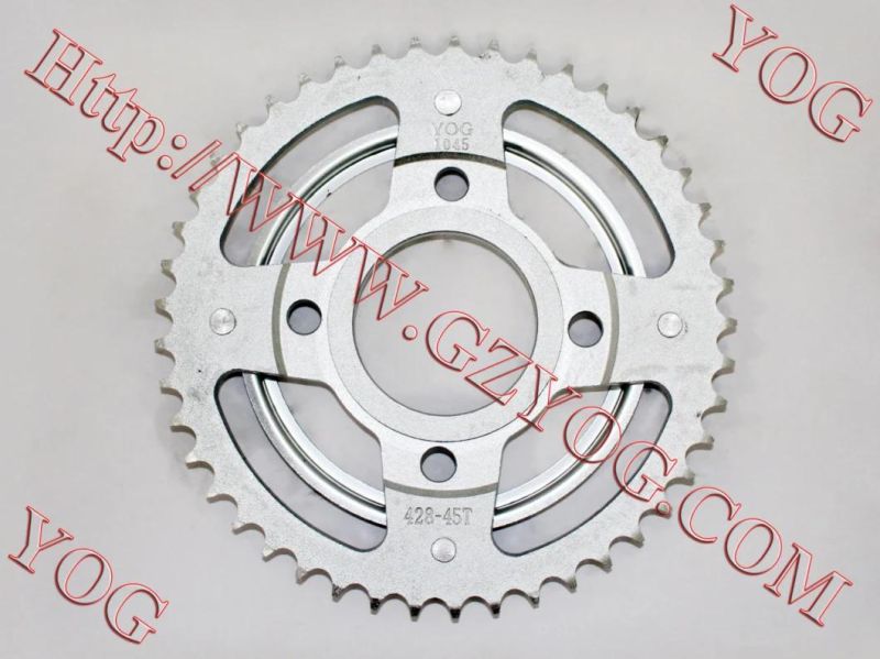 Yog Motorcylcle Parts Motorcycle Rear Sprocket C70 420-33t/36t/37t/38t/39t/40t/41t42t