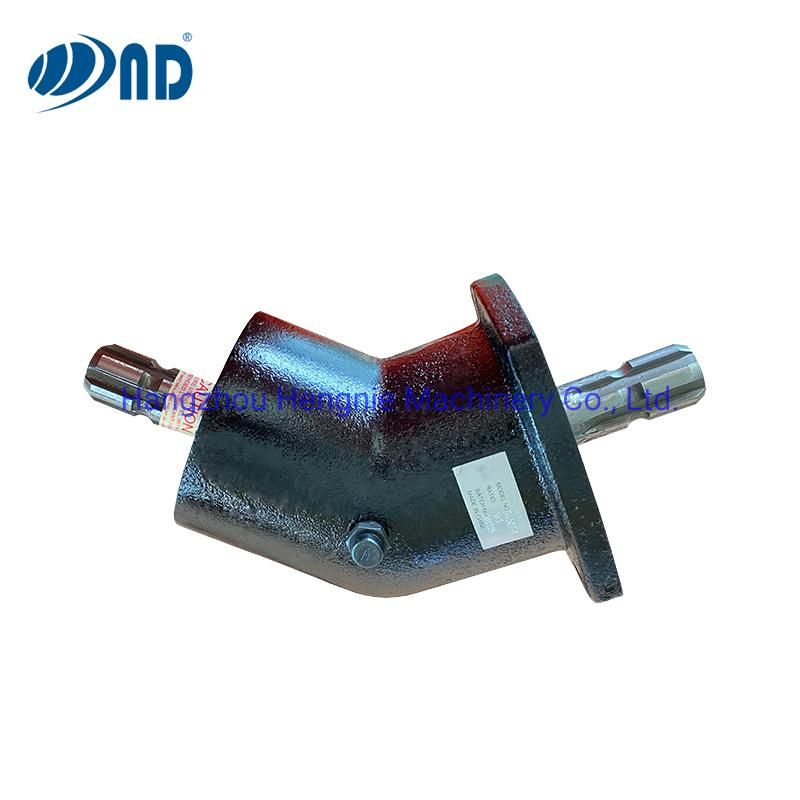 ND Brand 135 Degree Angle Gear Box Pto Agricultural Gearbox for Agriculture Transport Conveyors Rice Harvester Machine