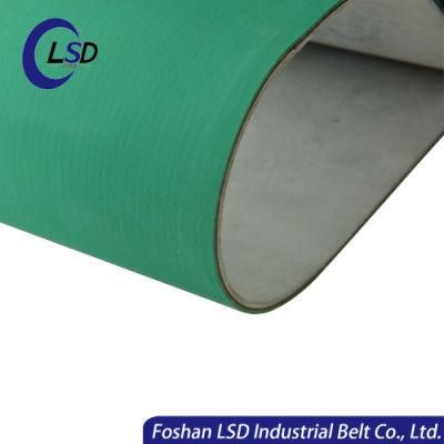 Customized 3mm Thickness Green Anti-Static PVC Flat Transmission Belt
