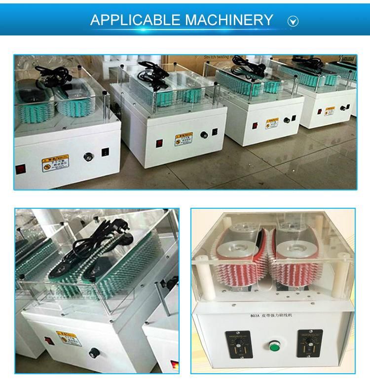 Brush Rubber Flat Belt for Wire Brushing Machine