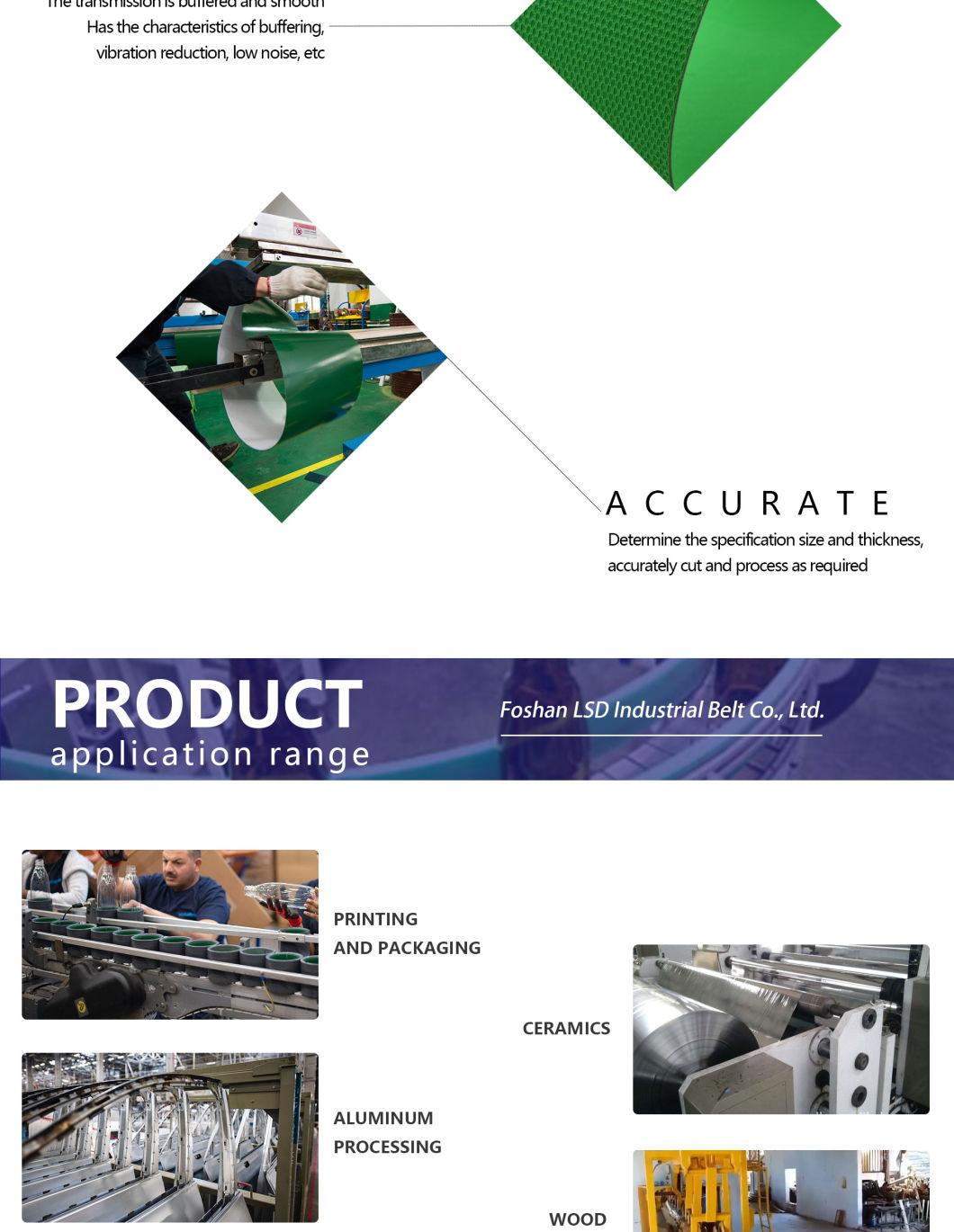 General Motors Belt Maker -Jiebao OEM Neoprene Transmission Parts Fan Automotive Textile Garment Packaging Agricultural Machinery Rpp3m Synchronous Belt
