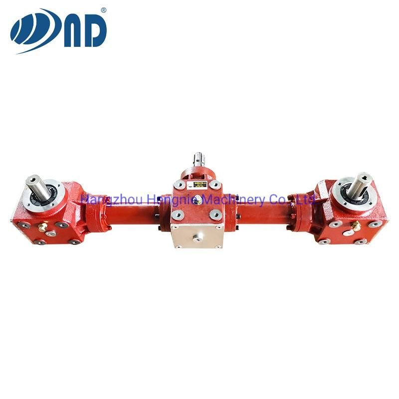 Agricultural Three-Conjoined Gearbox Agriculture Gear Box Pto Used by Organic Fertilizer Spreader