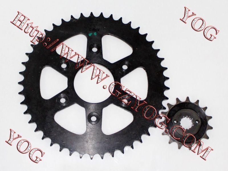 Motorcycle Parts Motorcycle Front and Rear Sprockets Set Suzuki Ax100