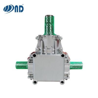 ND Agricultural Aluminum Gearbox for Agriculture Conical Fertilizer Distributor/Salt Spreader Pto Gear Box