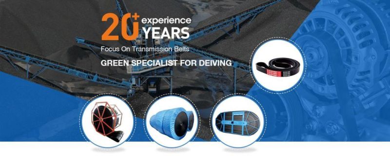 Baopower Transmission Belt Cotton Flat Power Transmission Flat Drive Belt