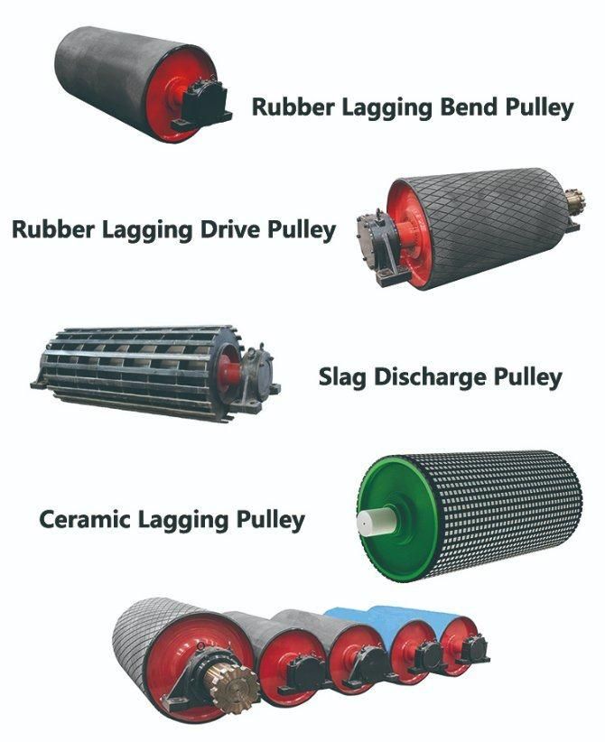 Ceramic Lagged Conveyor Pulley Drum