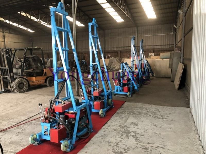 Hydraulic Rotary Drilling Rig with High Pressure Water Pump