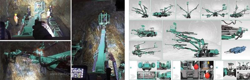 Hfj33 High Torsional Strength Rotary Jumbo Drill Rig for Mining