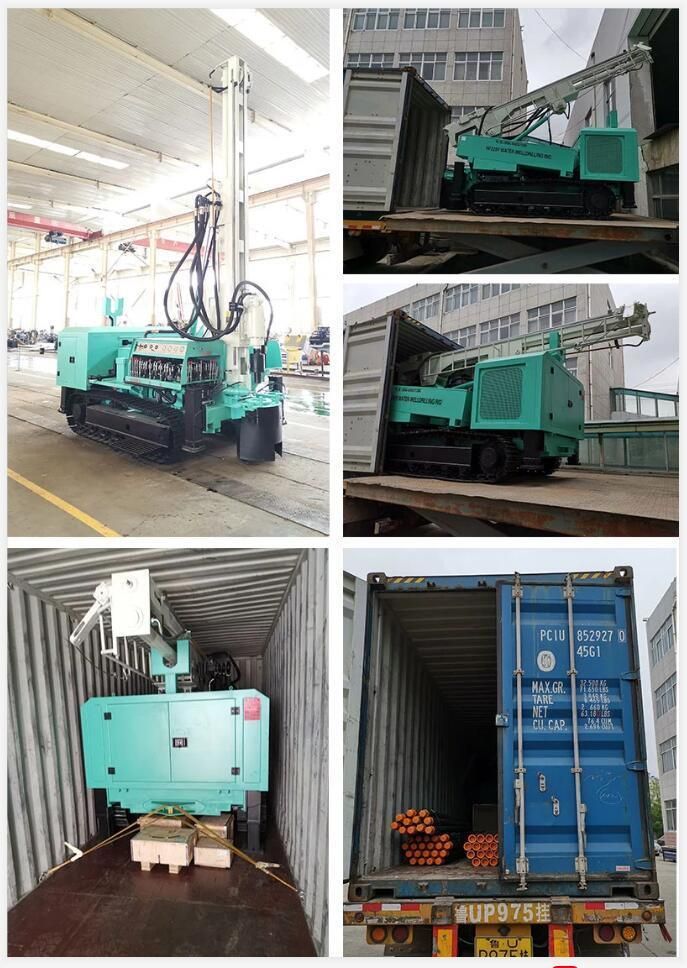 Crawler Hydraulic DTH Rock Blasting Downhole Drill Rig (HF100YA2)