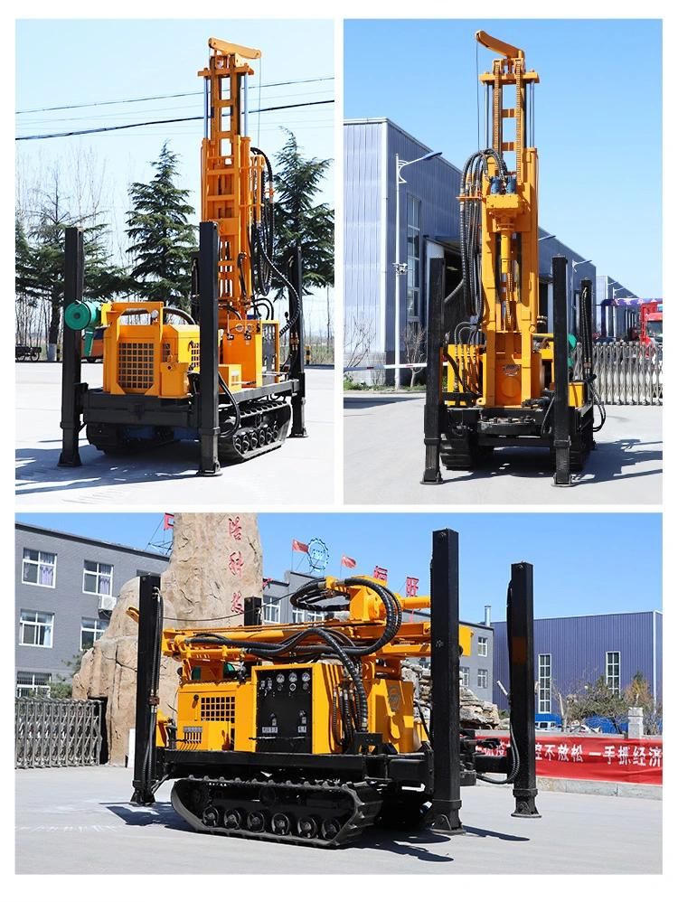 Air Compressor Pneumatic Diesel Engine Water Well Drilling Rig Machine