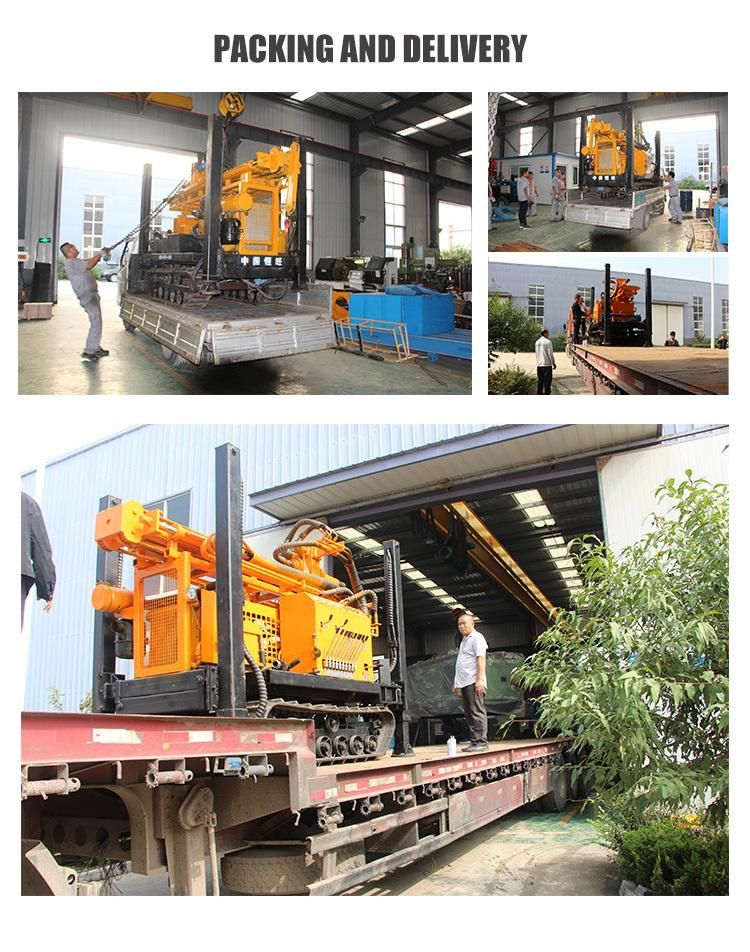 Pneumatic Type 300 Meter DTH Water Well Drilling Rig Machine