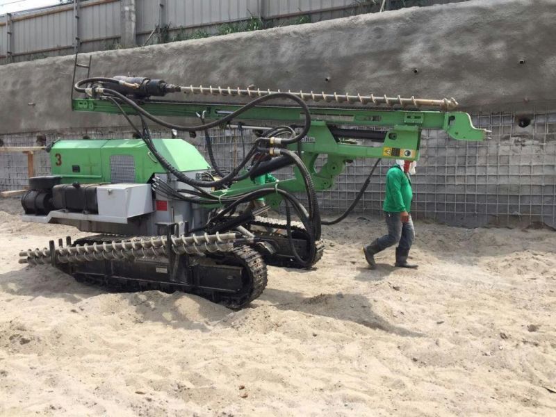 China Factory Sale Hydraulic Portable DTH Water Well Drill Machine Rig G140yf