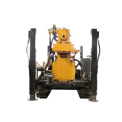 DTH Water Well Borehole Portable Pneumatic Diesel Drilling Crawler Rigs