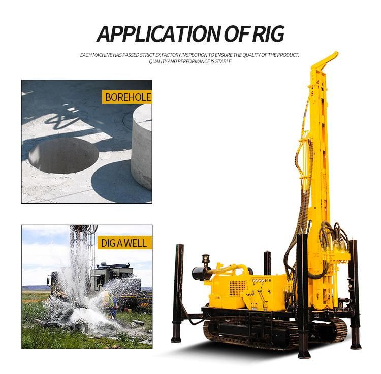 Borehole DTH Hammer Water Well Drilling Rig for Sale
